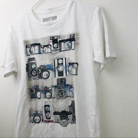 Hipster camera graphic tshirt size M - Picture 3 of 5